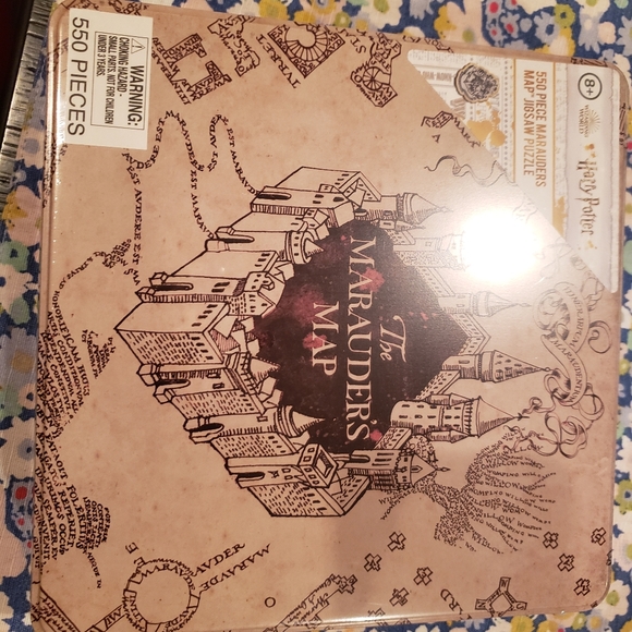 Marauders Map Puzzle 550 Warner Bros. | Games | Harry Potter Marauders Map 55 Pc Puzzle | Poshmark